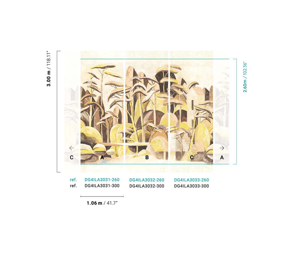 Fliistapeet, Landscape, DG4ILA3033-300, Wall Designs IV, Khroma by Masureel - Image 2