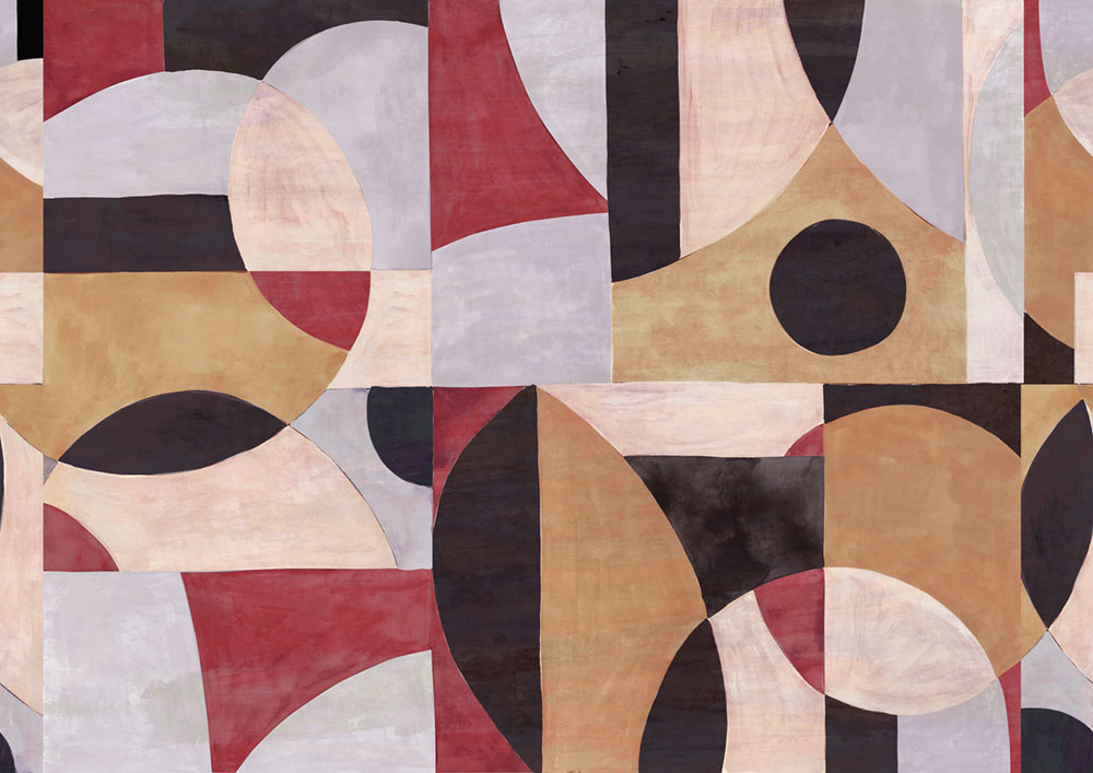 Geomeetriline fliistapeet, DG4ILA1011-260, Wall Designs IV, Khroma by Masureel - Image 3