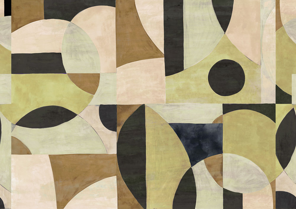 Geomeetriline fliistapeet, DG4ILA1031-260, Wall Designs IV, Khroma by Masureel - Image 3