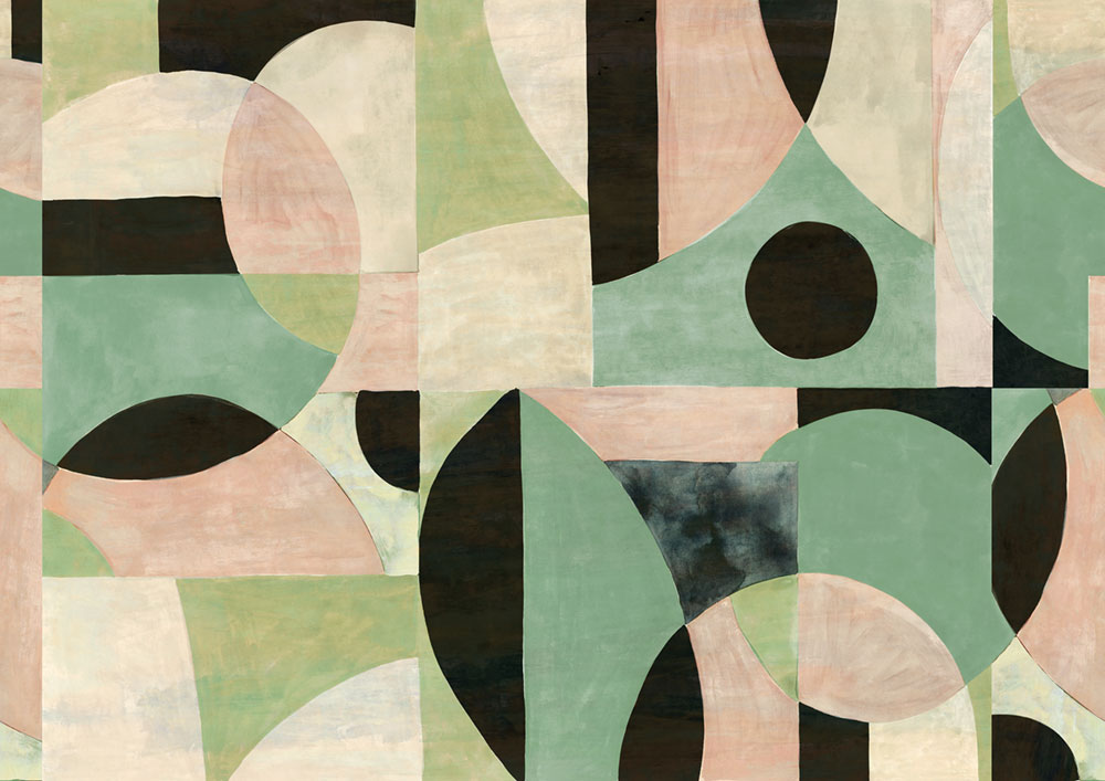 Geomeetriline fliistapeet, DG4ILA1052-260, Wall Designs IV, Khroma by Masureel - Image 3