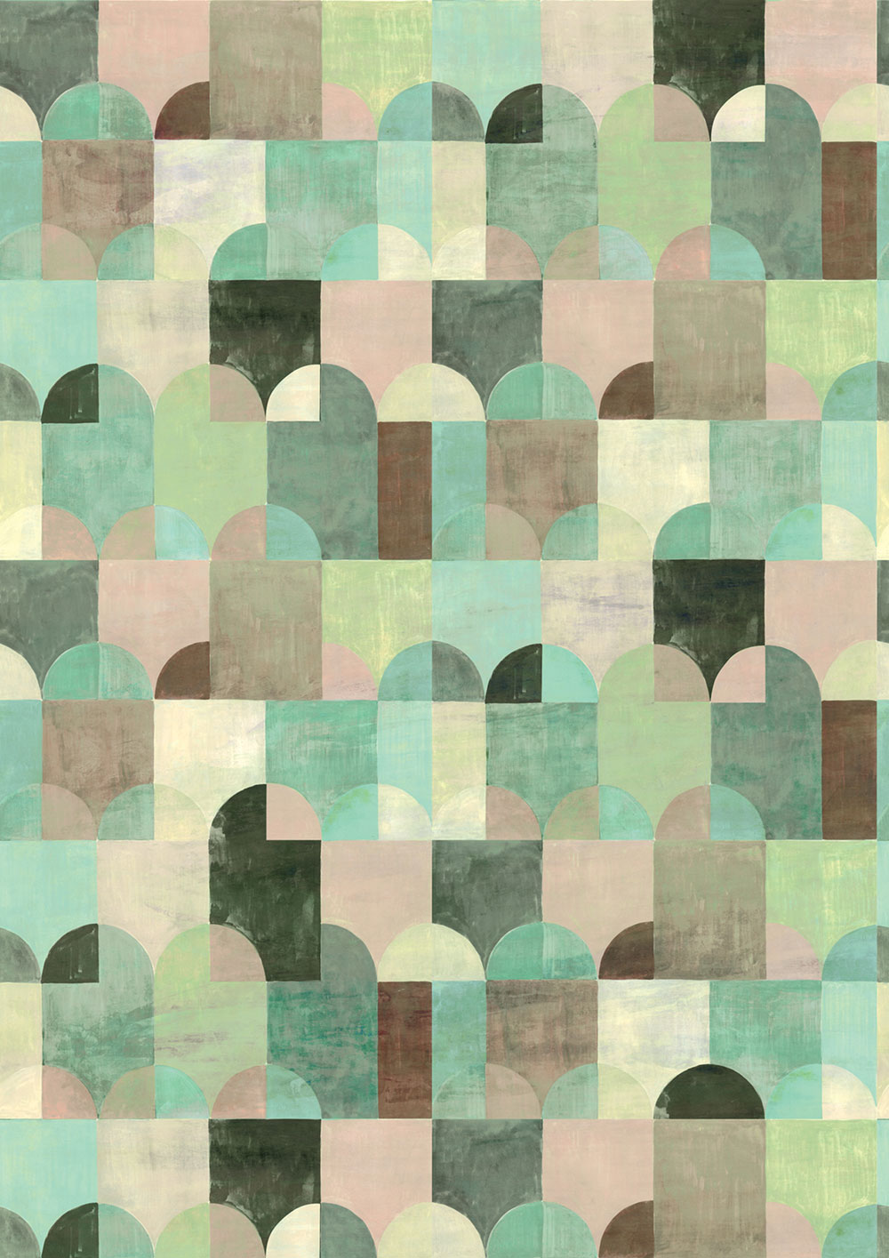 Geomeetriline fliistapeet, DG4ILA2052-260, Wall Designs IV, Khroma by Masureel - Image 3