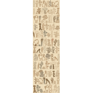 Fliistapeet, beige, plants, DGJOY2011-260, Joy, Masureel