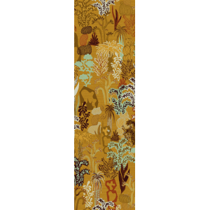 Fliistapeet, ochre, plants, DGJOY3012-300, Joy, Masureel