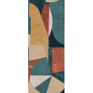 Graphic non-woven wall mural, green-brown, DGROC1021-260, Rock, Masureel