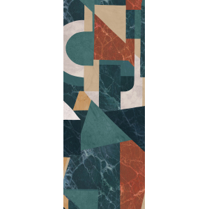 Graphic non-woven wall mural, green-brown, DGROC1023-260, Rock, Masureel