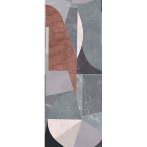 Graphic non-woven wall mural, gray-brown, DGROC1031-260, Rock, Masureel