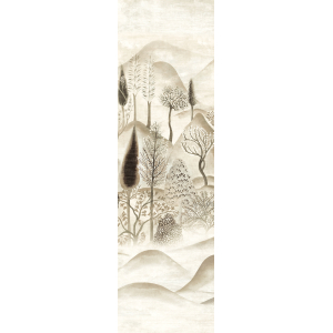 Non-woven picture wall mural, trees, landscape, DGSUM2011, Summer, Khroma by Masureel