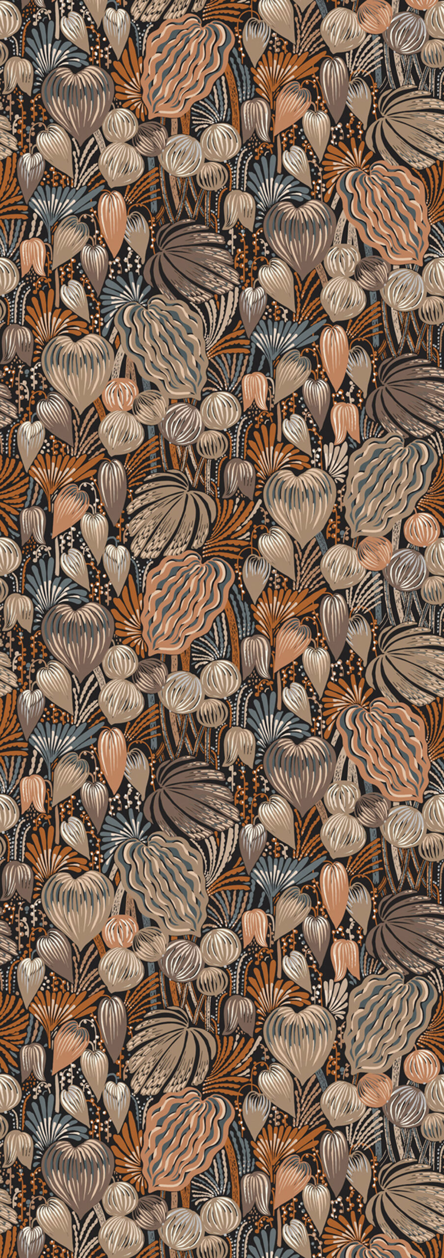 Fliistapeet, leaves, DGYSA1061-260, Mysa, Khroma by Masureel