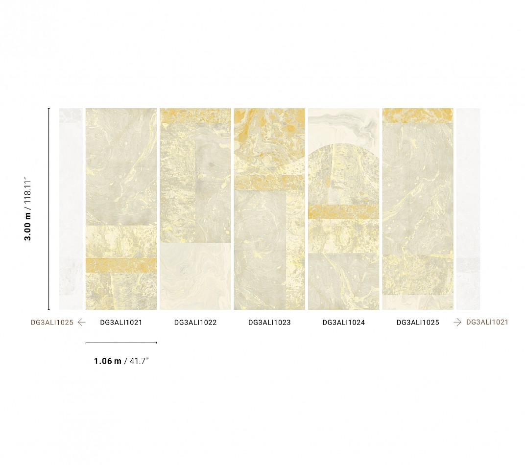 Marbled wall mural, DG3ALI1022, Wall Designs III, Khroma by Masureel - Image 2