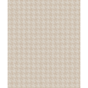 Beige wallpaper, fabric imitation, rooster foot pattern, ILA501, Aquila, Khroma by Masureel