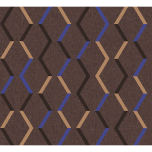 Geometric non-woven wallpaper, purple, JOY005, Joy, Masureel