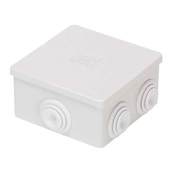 junction box with plain press on lid ip44 internal dimensions 80x80x40 walls with cable glands grey ral 7035 d8e12578 2