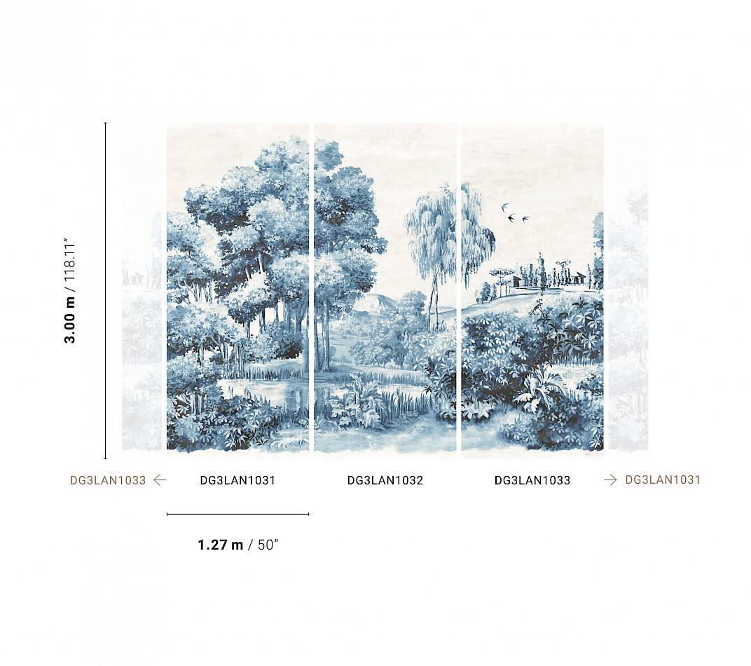 Wall mural, Landscape, DG3LAN1031, Wall Designs III, Khroma by Masureel - Image 2