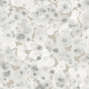 Children's beige wallpaper, bubbles, M1054-4, Mika, ICH Wallcoverings
