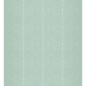 Green non-woven wallpaper, zig zag pattern, M1803-4, Mika, ICH Wallcoverings