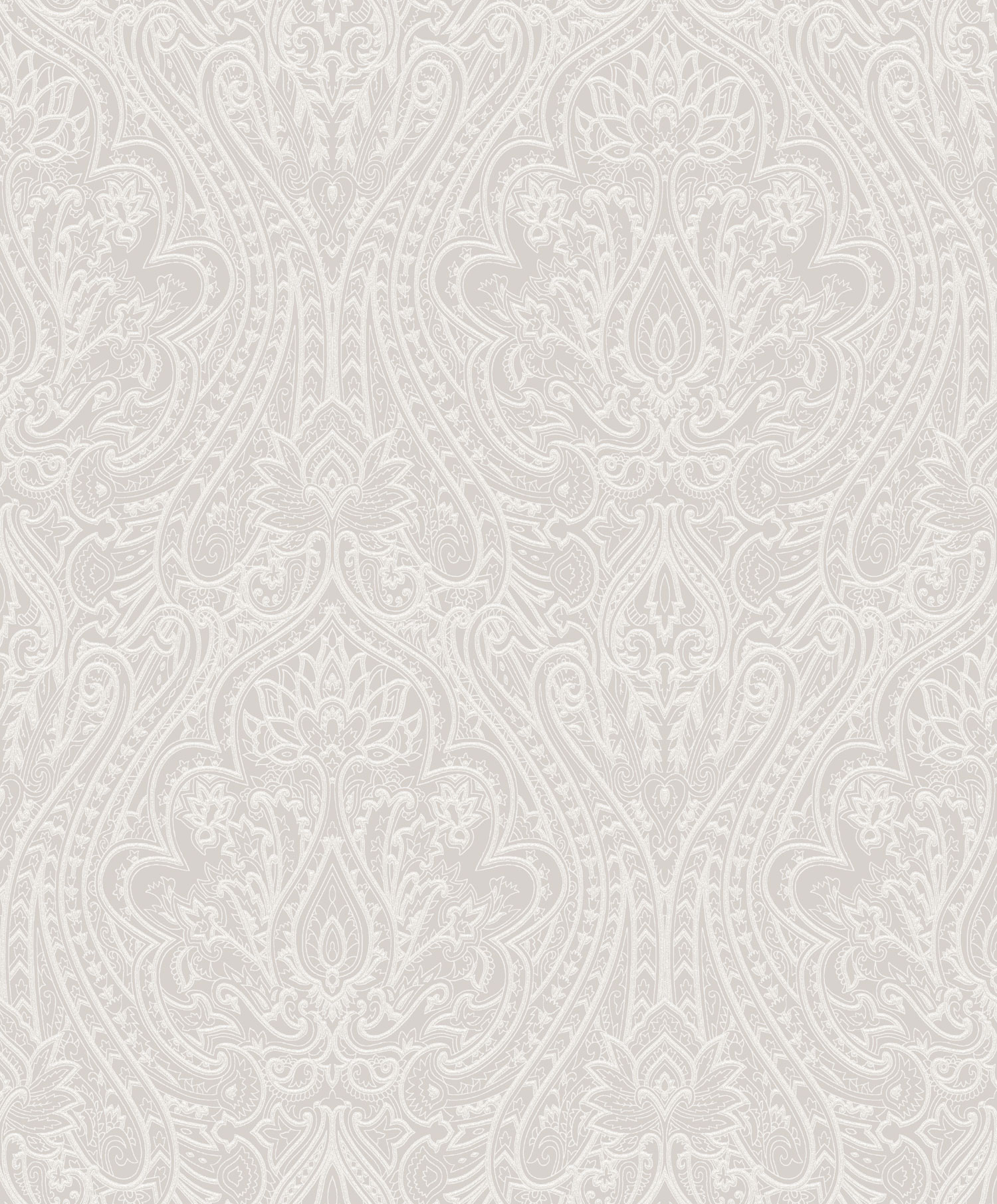 Gray baroque wallpaper, OTH103, Othello, Zoom by Masureel