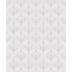Cream-pink wallpaper, OTH205, Othello, Zoom by Masureel