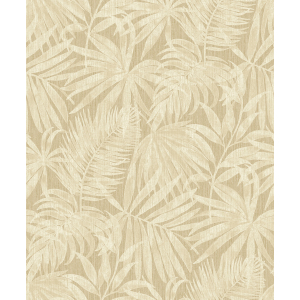 Non-woven wallpaper, ochre, leaves, PH3412, Perfect Harmony, Grandeco