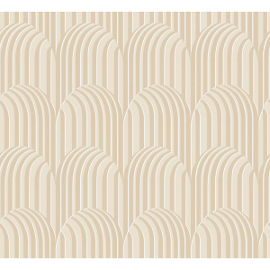 3D Geometric non-woven wallpaper, beige, ROC301, Rock, Masureel