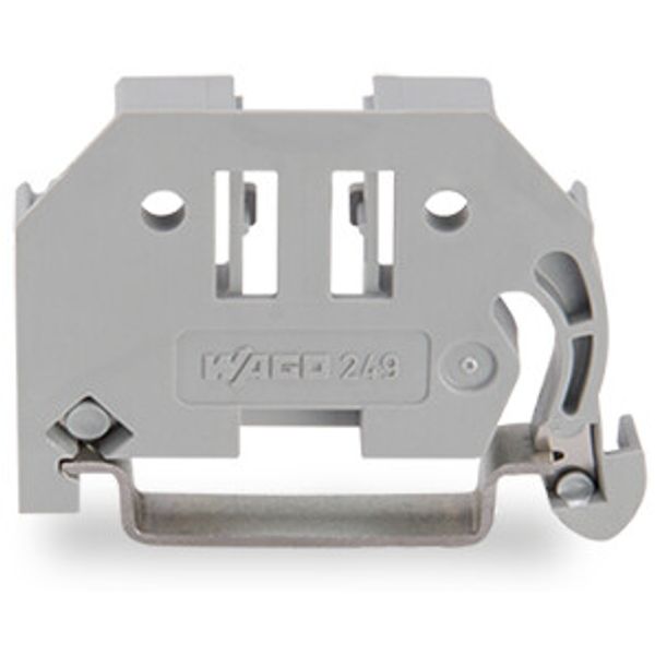 screwless end stop 6 mm wide for din rail 35 x 15 and 35 x 7.5 gray b3268aef 2