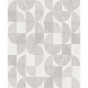 Gray-silver geometric wallpaper, SPI004, Spirit of Nature, Khroma by Masureel