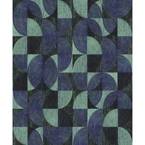 Blue-green geometric wallpaper, SPI005, Spirit of Nature, Khroma by Masureel