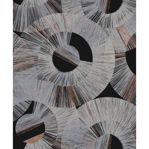 Silver geometric wallpaper, SPI601, Spirit of Nature, Khroma by Masureel