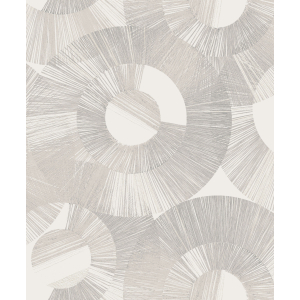 Grey-cream geometric wallpaper, SPI603, Spirit of Nature, Khroma by Masureel