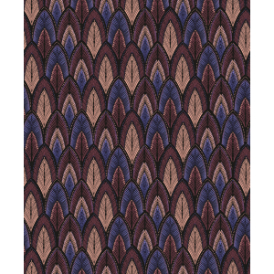 Wine red-blue wallpaper with leaves, SUM403, Summer, Khroma by Masureel