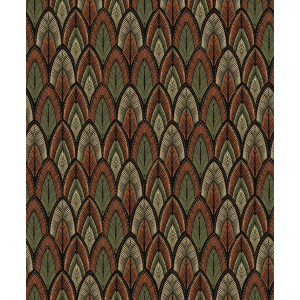 Brown-green wallpaper with leaves, SUM405, Summer, Khroma by Masureel