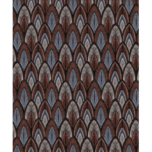 Brown-blue wallpaper with leaves, SUM406, Summer, Khroma by Masureel