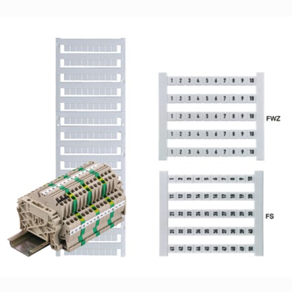 terminal marking pitch in mm 5.00 printed characters numbers hori 5242c98d 3