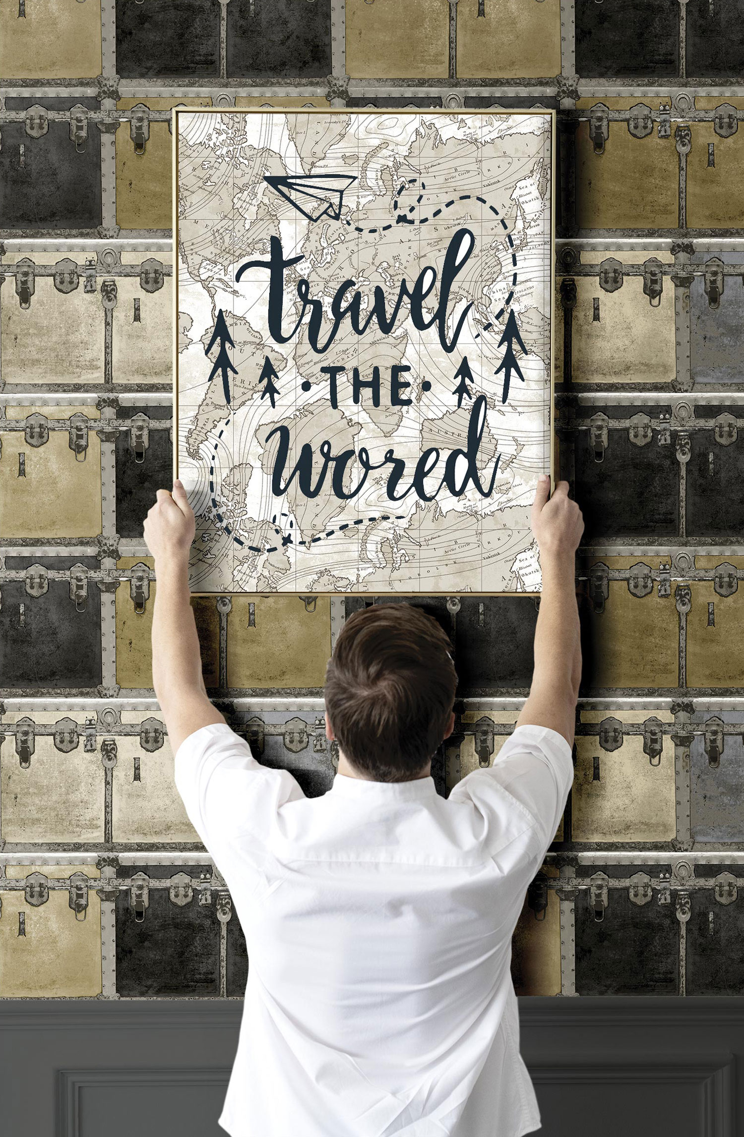 Non-woven wallpaper, chests, 16642, Friends & Coffee, Cristiana Masi by Parato - Image 2