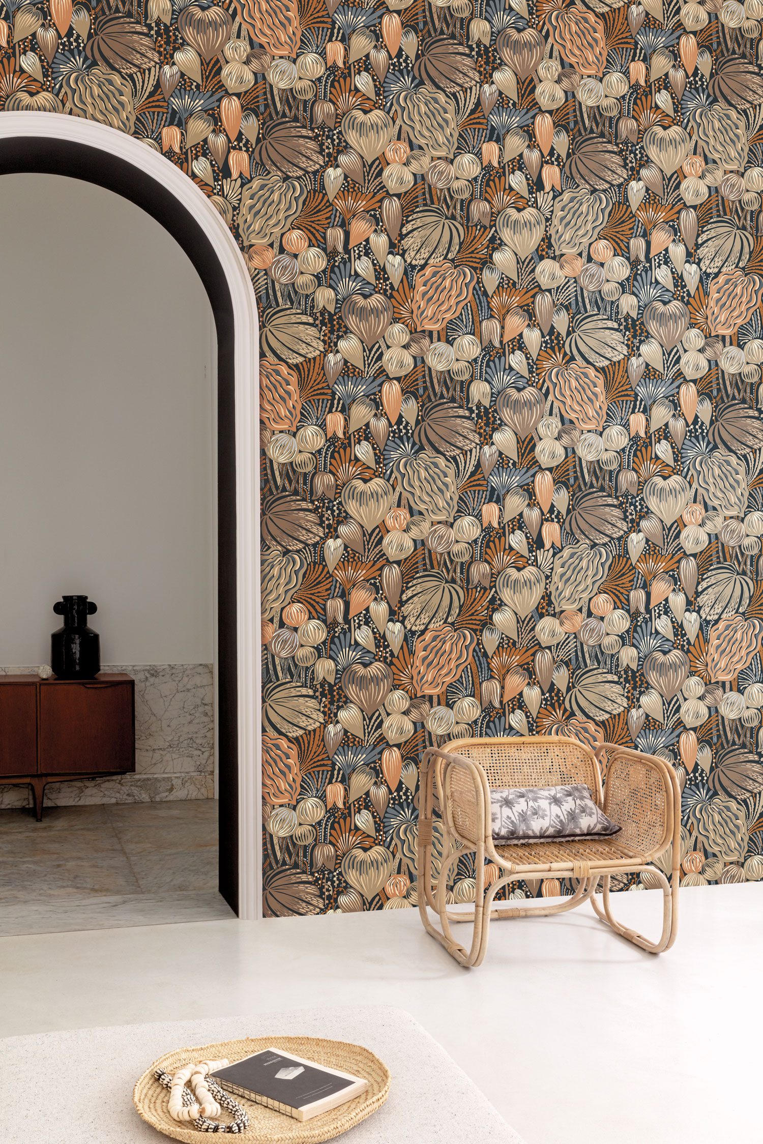 Fliistapeet, leaves, DGYSA1061-260, Mysa, Khroma by Masureel - Image 2