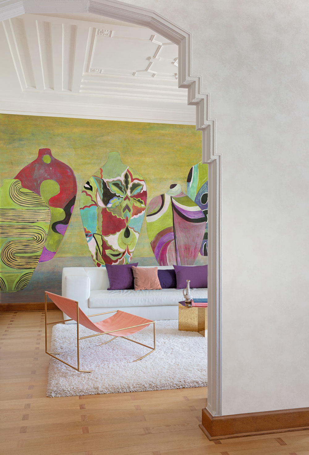 Fliistapeet with vases, DG4HIV1022-300, Wall Designs IV, Khroma by Masureel - Image 4