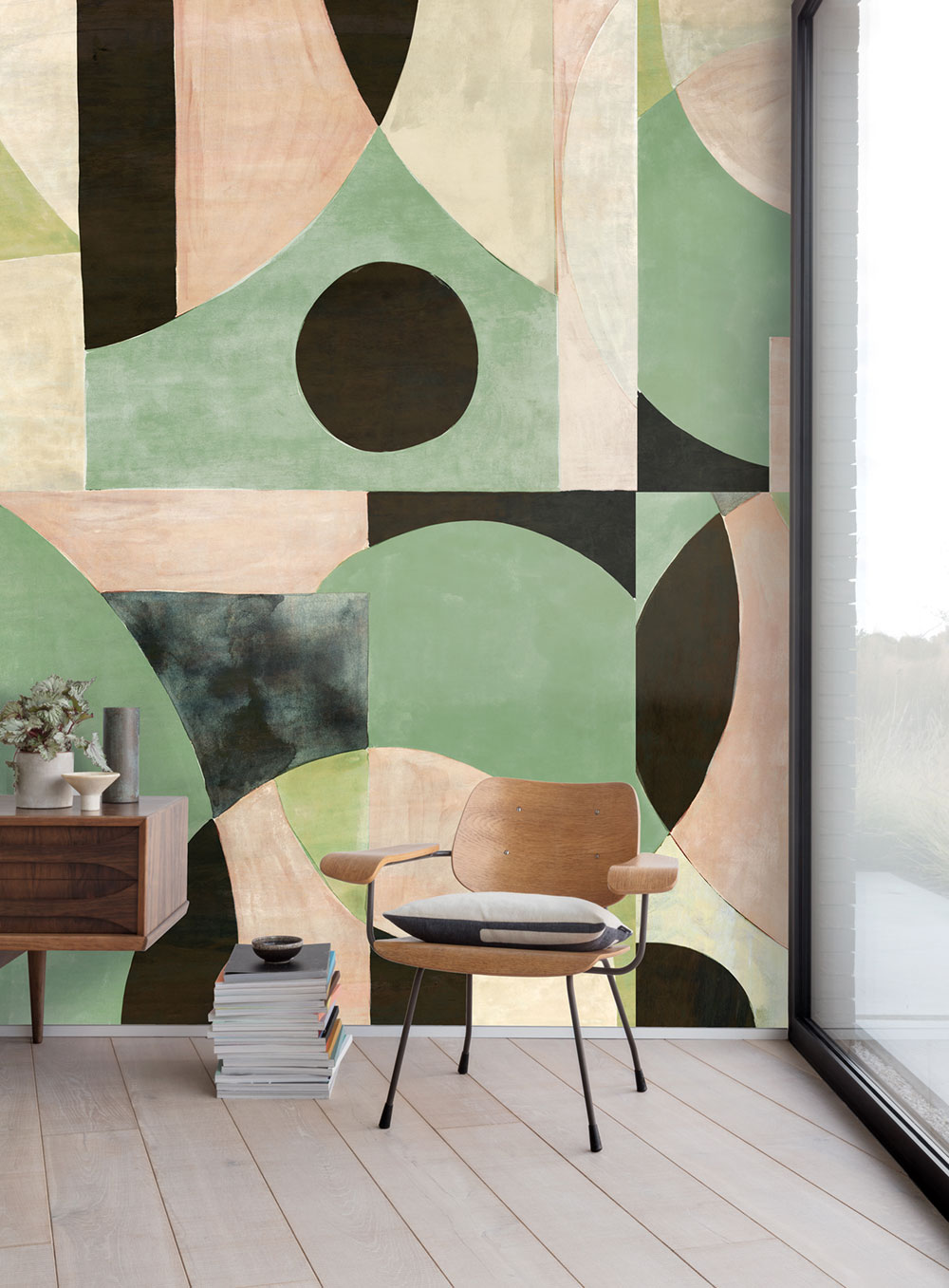 Geomeetriline fliistapeet, DG4ILA1053-260, Wall Designs IV, Khroma by Masureel - Image 4