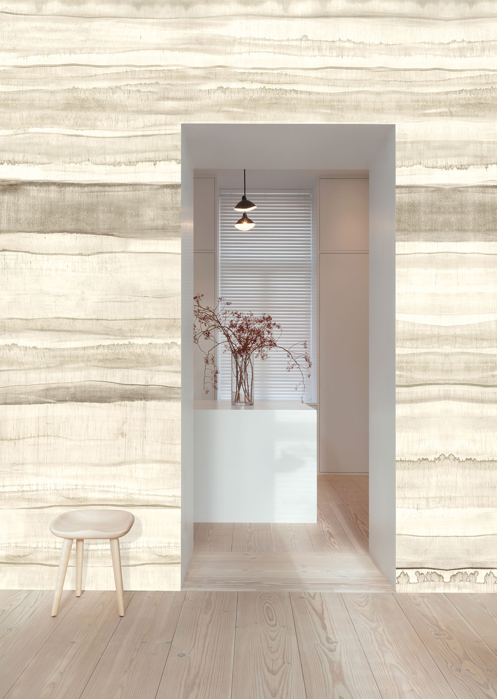 Fliistapeet, stripes, DG4MED1024-260, Wall Designs IV, Khroma by Masureel - Image 4