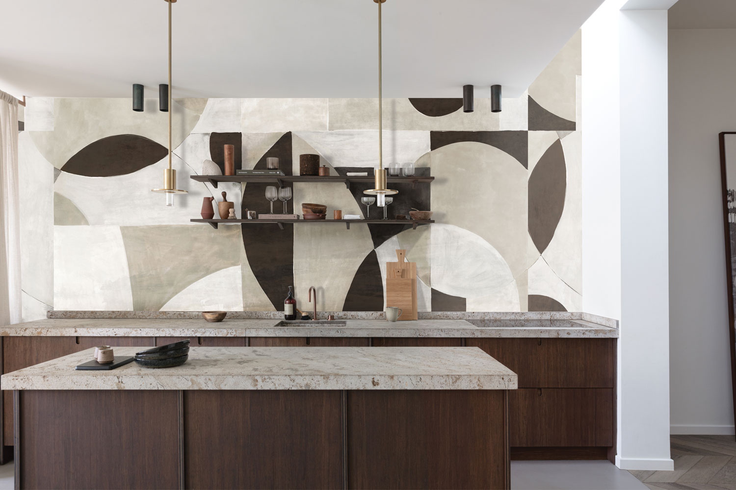 Geomeetriline fliistapeet, DG4ILA1023-260, Wall Designs IV, Khroma by Masureel - Image 4