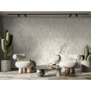 Luxury gray-blue geometric wallpaper