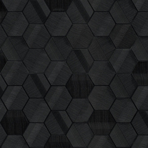 Luxury black geometric wallpaper
