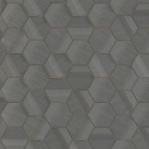 Luxury gray-silver geometric wallpaper