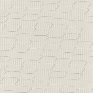 Luxury pearl white geometric wallpaper