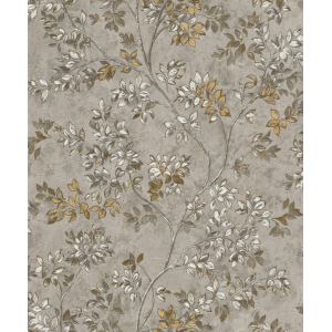 Luxury wallpaper with twigs, leaves, Z21708, Tradizione Italiana, Zambaiti Parati