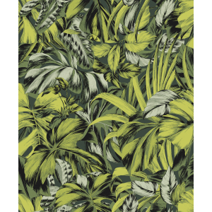 Green wallpaper with leaves, ZEN102, Zen, Zoom by Masureel