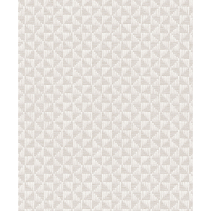 Gray-beige geometric wallpaper, ZEN303, Zen, Zoom by Masureel