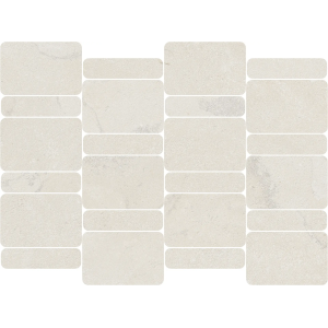 Stoneplay Cliff Bianco Mosaico Domino RD07