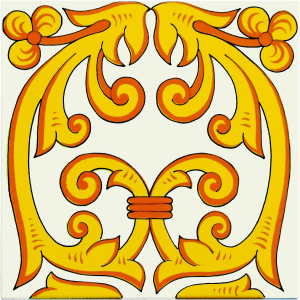 Samar Giallo Fondo Bianco