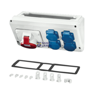 HENSEL Connection box with sockets