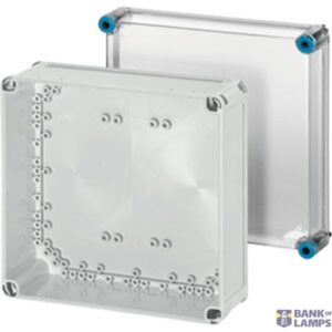 HENSEL Empty boxes with transparent lid built-in dimensions 275x275x150 mm