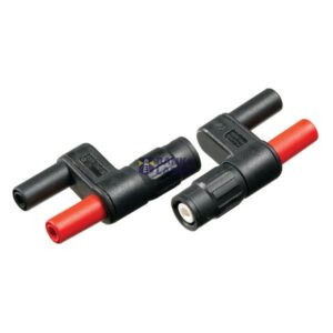 Fluke Dubbele banaanbus (female) naar male BNC-adapter